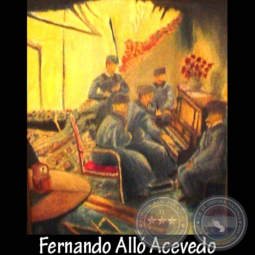 LA GUERRA Y LA MÚSICA - Obra de Fernando Alló - Año 2000